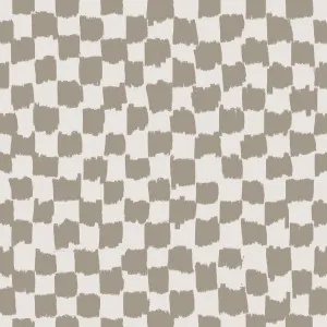 Checkerboard Grey Linen Wallpaper by Urban Road, a Wallpaper for sale on Style Sourcebook