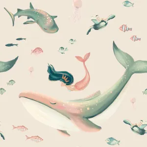 Under the Sea Kelp Green Wallpaper by Urban Road, a Wallpaper for sale on Style Sourcebook