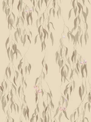 Gumtree Falls Sunny Beige Wallpaper by Urban Road, a Wallpaper for sale on Style Sourcebook