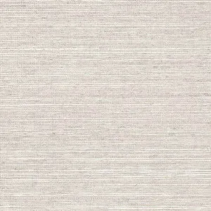 Off the Coast Light Faux Seagrass Light Grey Wallpaper by Urban Road, a Wallpaper for sale on Style Sourcebook