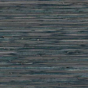 Seabreeze Dark Faux Seagrass Azure Wallpaper by Urban Road, a Wallpaper for sale on Style Sourcebook