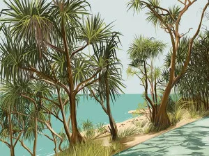 Sunshine Coast Wallpaper by Urban Road, a Wallpaper for sale on Style Sourcebook