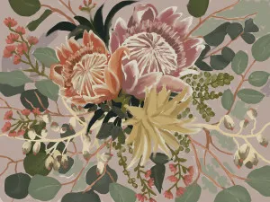 Floral Blush I Wallpaper by Urban Road, a Wallpaper for sale on Style Sourcebook
