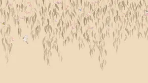 Eucalytpus Waterfall Warm Ochre Wallpaper by Urban Road, a Wallpaper for sale on Style Sourcebook