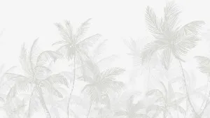Palm Tree Haze Cloud Grey Wallpaper by Urban Road, a Wallpaper for sale on Style Sourcebook