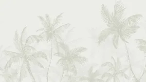 Palm Tree Haze Muted Sage Wallpaper by Urban Road, a Wallpaper for sale on Style Sourcebook