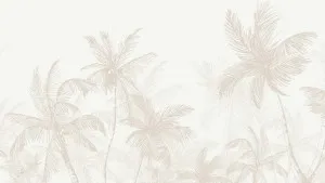 Palm Tree Haze Ivory Cream Wallpaper by Urban Road, a Wallpaper for sale on Style Sourcebook