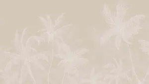 Palm Tree Haze Stone Taupe Wallpaper by Urban Road, a Wallpaper for sale on Style Sourcebook