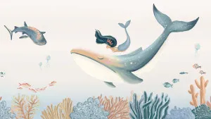 Songs of the Sea Pearl Haze Wallpaper by Urban Road, a Wallpaper for sale on Style Sourcebook