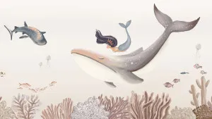 Songs of the Sea Seashell Brown Wallpaper by Urban Road, a Wallpaper for sale on Style Sourcebook