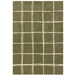 Asiatic Albany Grid Olive by Asiatic London, a Contemporary Rugs for sale on Style Sourcebook
