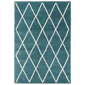 Asiatic Albany Diamond Teal by Asiatic London, a Contemporary Rugs for sale on Style Sourcebook