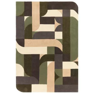Asiatic Matrix 90 Klotski Sage by Asiatic London, a Contemporary Rugs for sale on Style Sourcebook