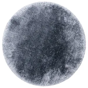 Asiatic Plush Airforce Blue Round by Asiatic London, a Contemporary Rugs for sale on Style Sourcebook