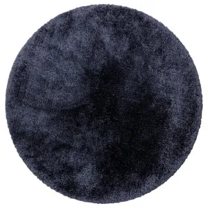 Asiatic Plush Navy Round by Asiatic London, a Contemporary Rugs for sale on Style Sourcebook