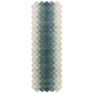 Asiatic Hive Teal Runner by Asiatic London, a Contemporary Rugs for sale on Style Sourcebook
