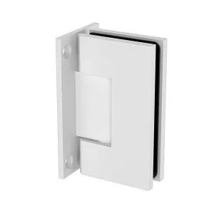 Boston Heavy Duty Large Wall to Glass Hinge with T Type Mounting Plate - White by Estelle, a Bathroom Fixtures for sale on Style Sourcebook