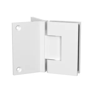 Boston Heavy Duty Hinge with Corner Type Mounting Plate - White by Estelle, a Bathroom Fixtures for sale on Style Sourcebook