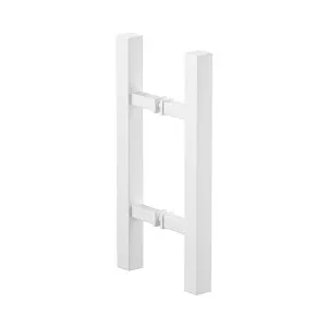 Square Double Pull Door Handle Ladder Style 310mm White by Estelle, a Door Knobs & Handles for sale on Style Sourcebook