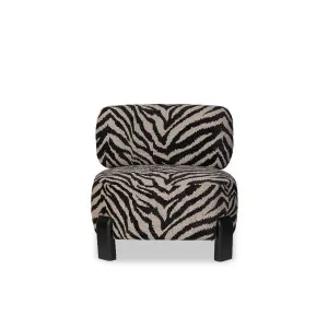 Ted Zebra Occasional Chair - Natural/Black - Cream/Black - Mocka by Mocka., a Chairs for sale on Style Sourcebook