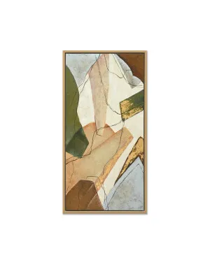 Hand-Painted Earthen Flow II Wall Art Canvas 125cm x 65cm by Luxe Mirrors, a Artwork & Wall Decor for sale on Style Sourcebook