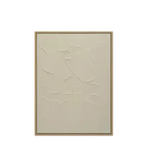 Hand-Painted Neutral State I Wall Art Canvas 125cm x 95cm by Luxe Mirrors, a Artwork & Wall Decor for sale on Style Sourcebook