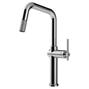 Gessi Habito Pull Out Kitchen Mixer Tap Chrome 60652-031 by Gessi, a Kitchen Taps & Mixers for sale on Style Sourcebook