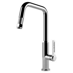 Gessi Officine Pull out Kitchen Mixer Tap Chrome 60053-031 by Gessi, a Kitchen Taps & Mixers for sale on Style Sourcebook