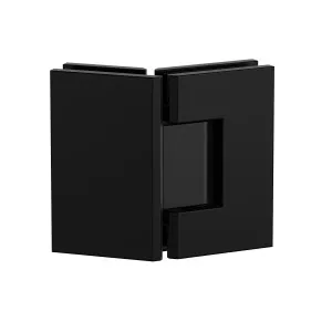 Boston Glass to Glass 135 Degree Hinge Matte Black by Estelle, a Bathroom Fixtures for sale on Style Sourcebook