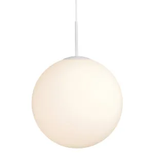 Lighting Republic Orb Max Extra Large Opal White Glass Pendant White by Lighting Republic, a Pendant Lighting for sale on Style Sourcebook