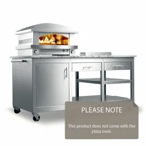 Kalamazoo 304 Pizza Oven Station K-PZSTN-72-NT-S4 by Kalamazoo, a Outdoor Kitchen for sale on Style Sourcebook