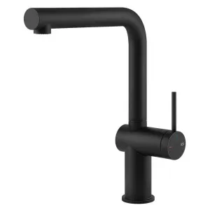 Gessi Inedito Right Angle Swivel Kitchen Mixer Tap Matte Black 60431-299 by Gessi, a Kitchen Taps & Mixers for sale on Style Sourcebook