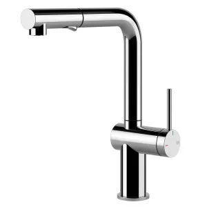 Gessi Inedito Right Angle Pull Out Kitchen Spray Tap Chrome 60435-031 by Gessi, a Kitchen Taps & Mixers for sale on Style Sourcebook