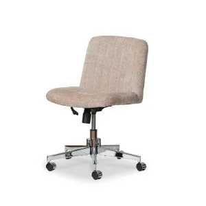 Luca Chrome Office Chair - Natural - Mocka by Mocka., a Chairs for sale on Style Sourcebook