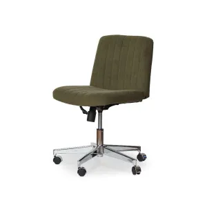 Luca Chrome Office Chair - Green - Mocka by Mocka., a Chairs for sale on Style Sourcebook