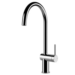 Gessi Inedito Goose Neck Swivel Kitchen Mixer Tap Chrome 60411-031 by Gessi, a Kitchen Taps & Mixers for sale on Style Sourcebook