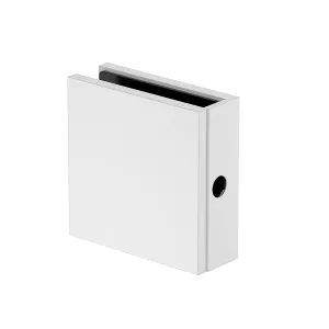 Boston Wall to Glass Bracket with Concealed Fixing White by Estelle, a Bathroom Fixtures for sale on Style Sourcebook
