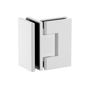 Stealth Glass to Glass 90 Degree Hinge White by Estelle, a Bathroom Fixtures for sale on Style Sourcebook