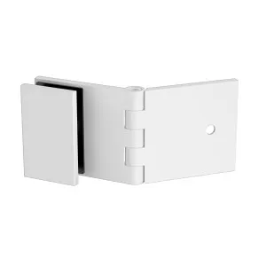 Adjustable Angle Wall to Glass Brackets with 30mm Cover plate - White by Estelle, a Bathroom Fixtures for sale on Style Sourcebook