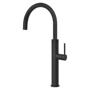 Gessi 316 Meccanica Gooseneck Swivel Mixer Tap Matte Black 60018-299 by Gessi, a Kitchen Taps & Mixers for sale on Style Sourcebook