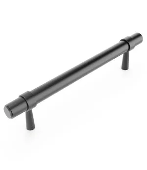 Astor - 128/168mm Gun Metal Handle (128mm Hole to Hole ; 168mm Total Length) by Otti Australia, a Cabinet Hardware for sale on Style Sourcebook