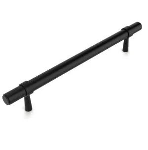 Astor - 160/210mm Matte Black Handle (160mm Hole to Hole ; 210mm Total Length) by Otti Australia, a Cabinet Hardware for sale on Style Sourcebook