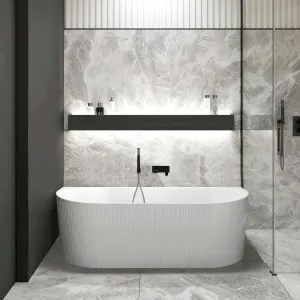 Attica Noosa 1500X750X580 Gloss White Back to Wall Multi-fit Bath No Overflow & No Waste Included by Otti Australia, a Bathtubs for sale on Style Sourcebook