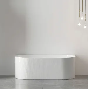 Attica Noosa 1700X800X580 Gloss White Back to Wall Multi-fit Bath No Overflow & No Waste Included by Otti Australia, a Bathtubs for sale on Style Sourcebook