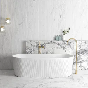 Attica Noosa 1700x800x580 Matte White Bath No Overflow & No Waste Included by Otti Australia, a Bathtubs for sale on Style Sourcebook