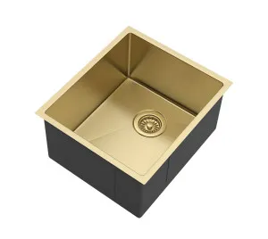 Axon Sink 39S 390x450x220 Brushed Gold by Otti Australia, a Kitchen Sinks for sale on Style Sourcebook