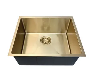 Axon Sink 52S 520x440x220 Brushed Gold by Otti Australia, a Kitchen Sinks for sale on Style Sourcebook