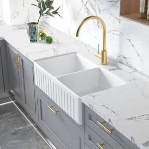 Boston 853x461x255 Butler Sink Double Bowl by Otti Australia, a Kitchen Sinks for sale on Style Sourcebook