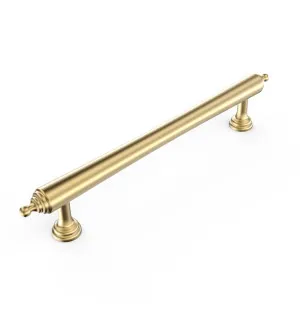 Heirloom - Brushed Brass 128/171mm  Handle (128mm Hole to Hole ; 171mm Total Length) by Otti Australia, a Cabinet Hardware for sale on Style Sourcebook