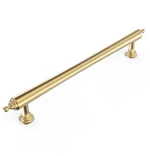 Heirloom - Brushed Brass 160/202mm  Handle (160mm Hole to Hole ; 202mm Total Length) by Otti Australia, a Cabinet Hardware for sale on Style Sourcebook